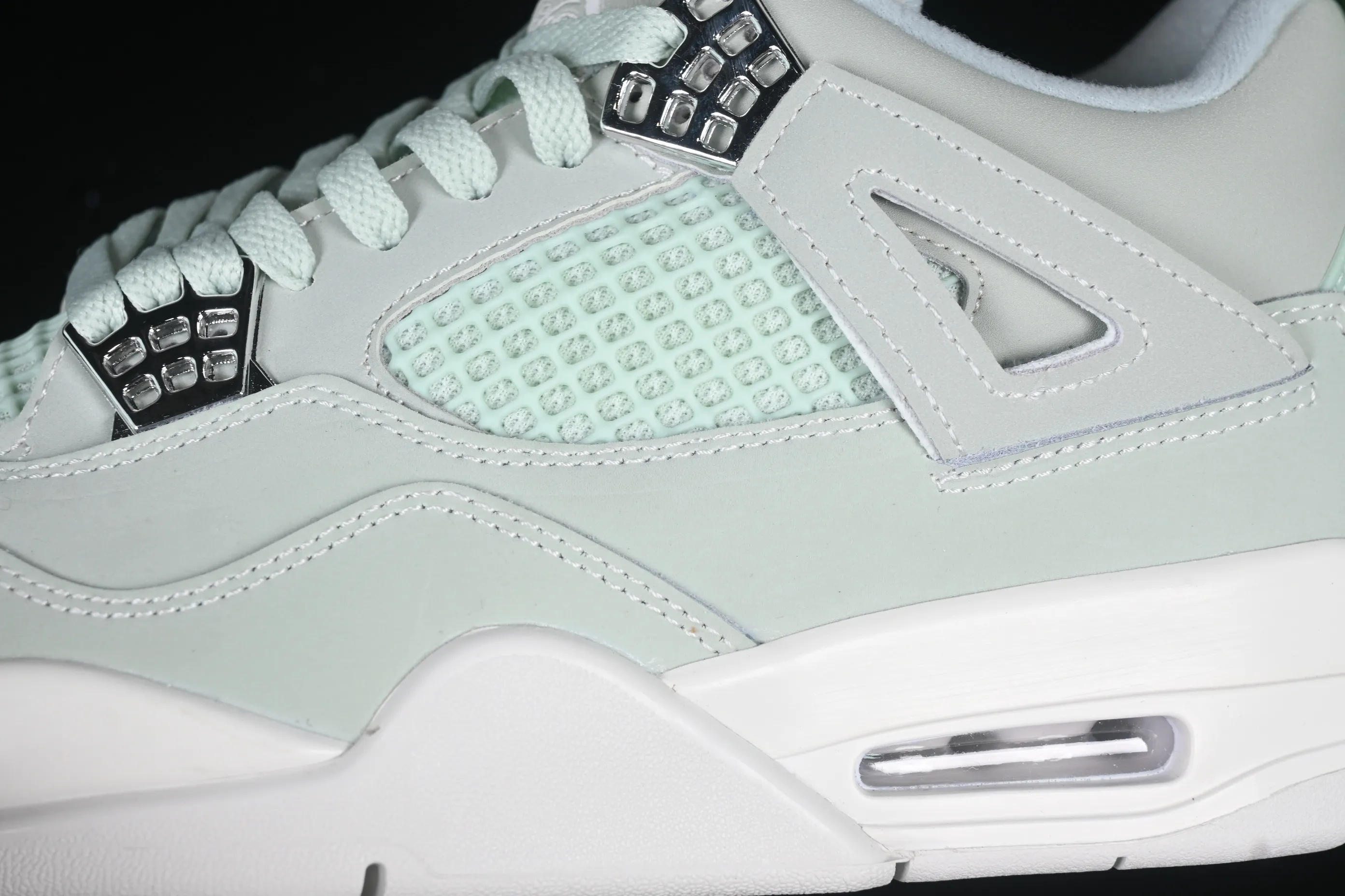 All categories Air Jordan Jordan series basketball shoes Air Jordan 4 Air Jordan 4 Retro "Abundance" AJ4 Joe 4 mint green HV0823-003